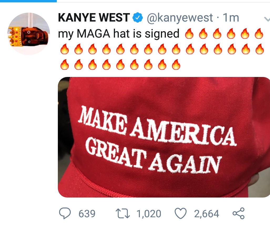 Kanye West = MAGA