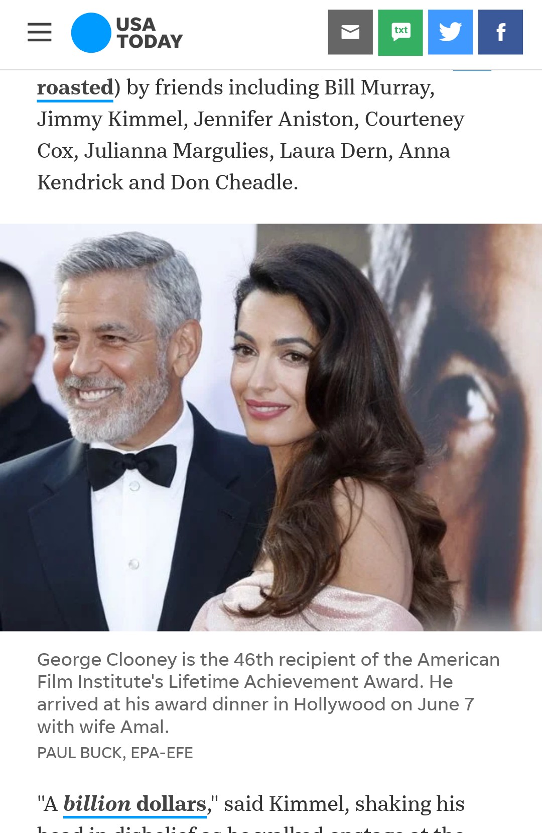 Clooney and w photo