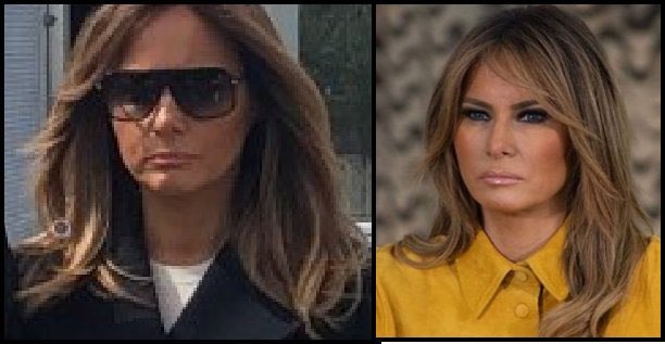 Trump traveling with Melania look-alike