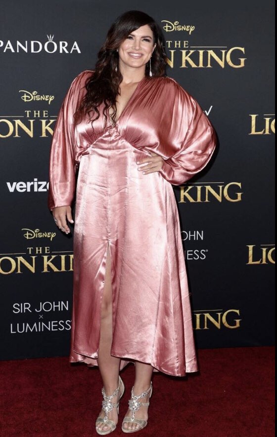 Gina Carano at Lion King Premiere