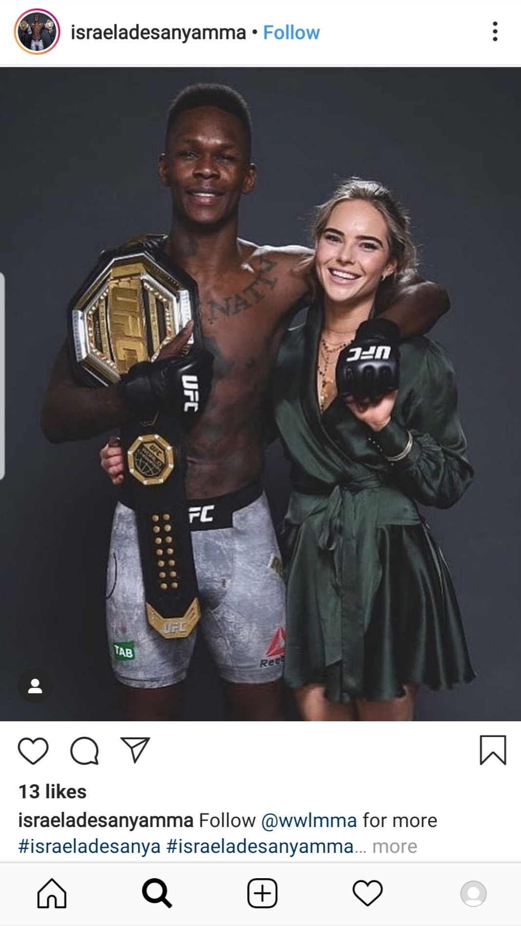 Israel Adesanya = first gay male UFC champion?