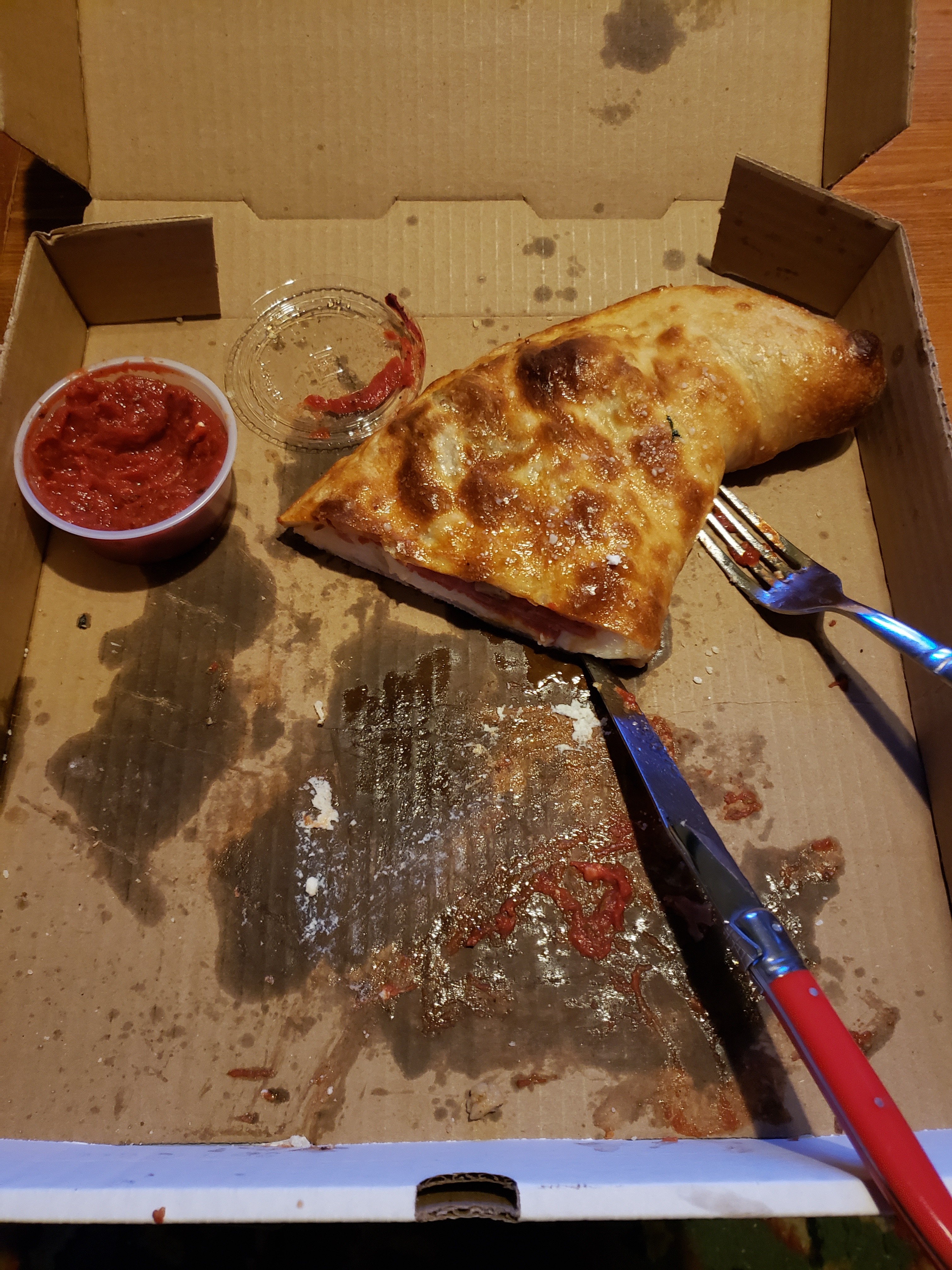 Calzones are better than pizza!