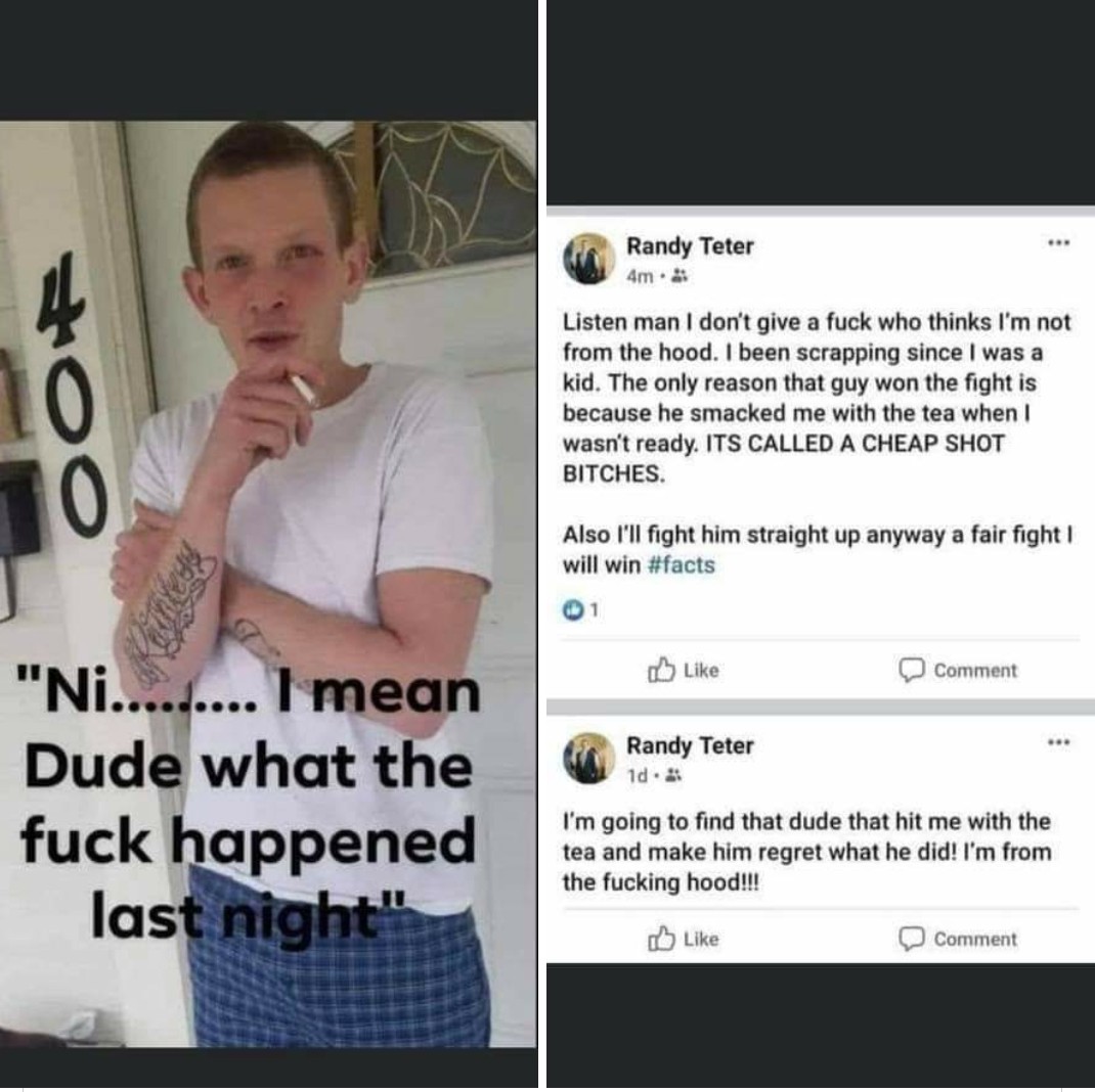 Dude who was smack with Tea wants a 2nd round